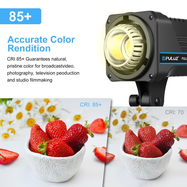 PULUZ 220V 150W 3200K-5600K Luz de vídeo de estudio + soporte de luz de 2,8 m + Kit de fotografía Softbox de linterna plegable de 65cm, 120W 2700K-6500K Light 2.8m Light Holder Kit AU Plug, 120W 2700K-6500K Light 2.8m Light Holder Kit EU Plug          ...