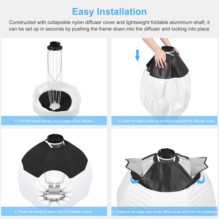 PULUZ 220V 150W 3200K-5600K Luz de vídeo de estudio + soporte de luz de 2,8 m + Kit de fotografía Softbox de linterna plegable de 65cm, 120W 2700K-6500K Light 2.8m Light Holder Kit AU Plug, 120W 2700K-6500K Light 2.8m Light Holder Kit EU Plug          ...