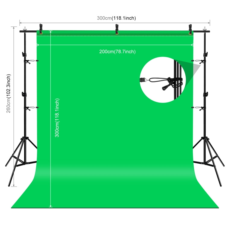 Kit de fotografía PULUZ LED Light Studio Softbox con fondo, reflectante, soporte para trípode y bolsas de arena, Photography Light  Kit, EU Plug, Photography Light  Kit, US Plug