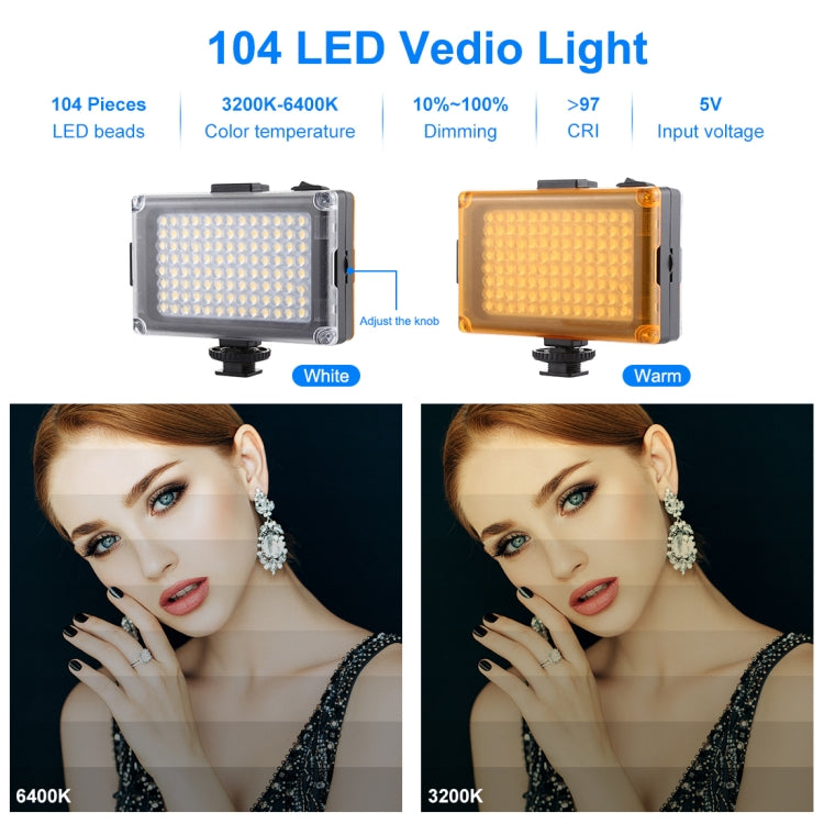 PULUZ-Kits de luz de vídeo para teléfono inteligente, transmisión en vivo, Vlogger, con micrófono, luz LED, soporte para trípode y abrazadera para teléfono, Mic + LED + Tripod + lamp