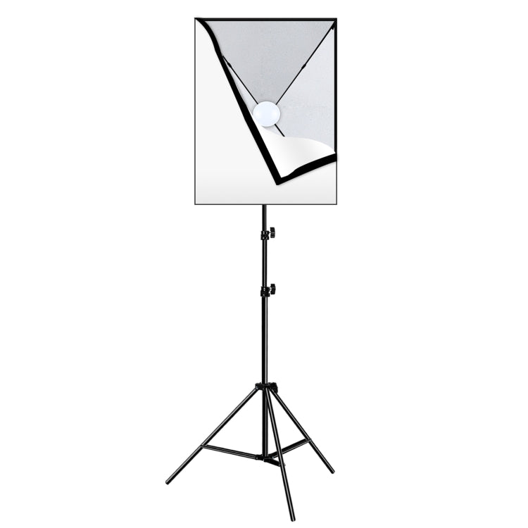 PULUZ Softbox Kit de iluminación 2 PCS 50x70cm Equipo de iluminación para fotografía de Estudio fotográfico Profesional con 2 Bombillas con casquillo E27 Kit de iluminación para fotografía, 2 PCS Single Bulb EU Plug, 2 PCS Single Bulb US Plug