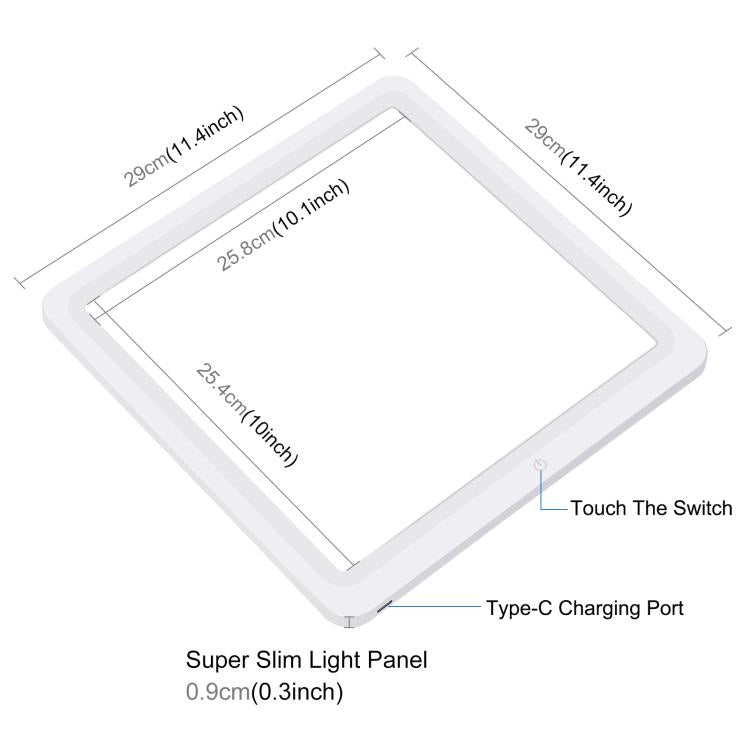 PULUZ Anillo de luz plegable de 30 cm, iluminación fotográfica, caja de tienda de tiro para estudio con panel de luz sin sombras, 30cm Box + Shadowless Light