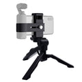 Abrazadera de fijación para teléfono inteligente PULUZ, soporte de montaje de 1/4 pulgadas + Kits de montaje de trípode plegable con agarre para DJI OSMO Pocket/Pocket 2, Clamp+Tripod