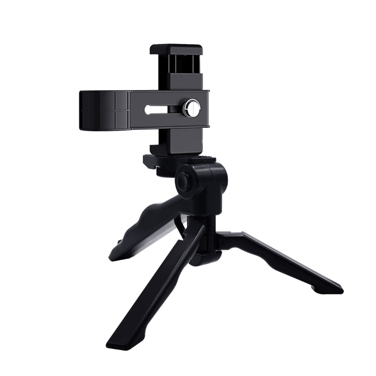 Abrazadera de fijación para teléfono inteligente PULUZ, soporte de montaje de 1/4 pulgadas + Kits de montaje de trípode plegable con agarre para DJI OSMO Pocket/Pocket 2, Clamp+Tripod