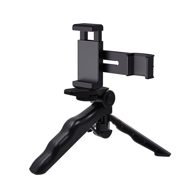 Abrazadera de fijación para teléfono inteligente PULUZ, soporte de montaje de 1/4 pulgadas + Kits de montaje de trípode plegable con agarre para DJI OSMO Pocket/Pocket 2, Clamp+Tripod
