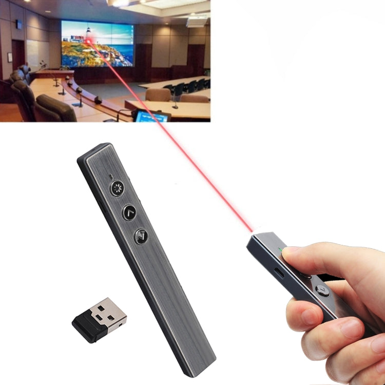 PR-20 presentador inalámbrico PowerPoint PPT Clicker presentación Control remoto pluma puntero láser Flip Pen con función Air Mouse, Laser Pointer Flip Pen