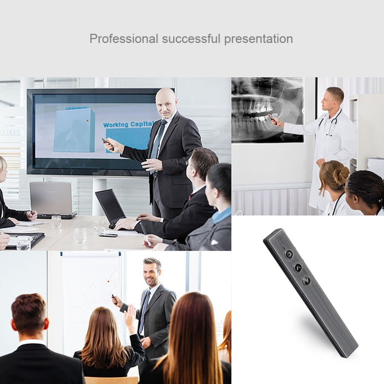 PR-20 presentador inalámbrico PowerPoint PPT Clicker presentación Control remoto pluma puntero láser Flip Pen con función Air Mouse, Laser Pointer Flip Pen