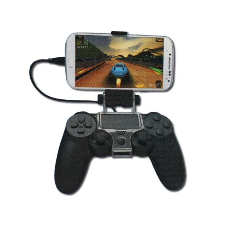 DOBE TP4-016 Soporte de abrazadera OTG para teléfono inteligente para controlador de juegos Sony PS4, adecuado para teléfonos de hasta 6 pulgadas, TP4-016