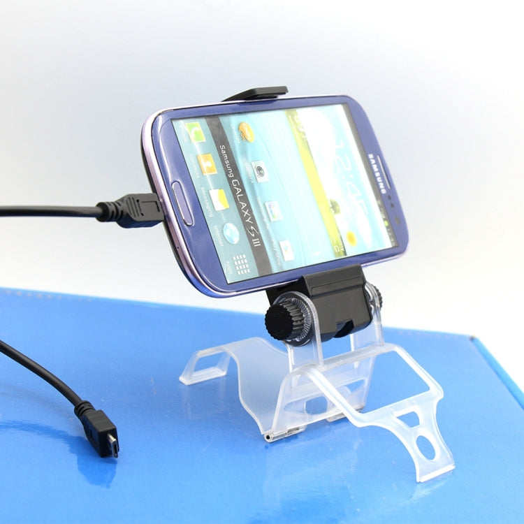 DOBE TP4-016 Soporte de abrazadera OTG para teléfono inteligente para controlador de juegos Sony PS4, adecuado para teléfonos de hasta 6 pulgadas, TP4-016