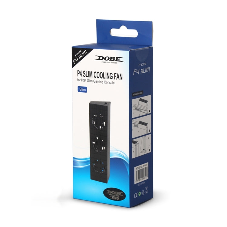 DOBE TP4-819 Ventilador de refrigeración con control de temperatura para consola de juegos Sony PS4 Slim, TP4-819