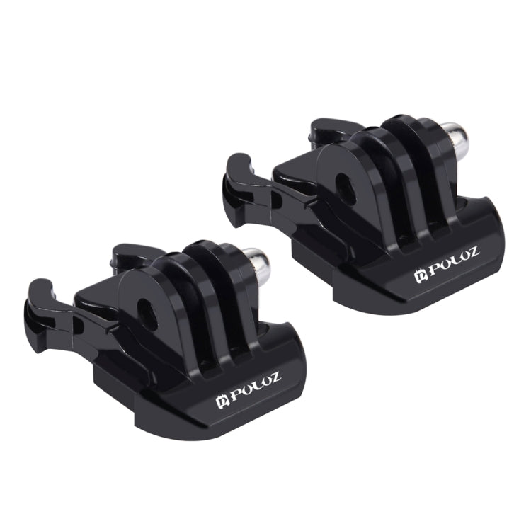 2 PCS PULUZ Hebilla de liberación rápida de superficie horizontal para GoPro Hero11 Black / HERO10 Black /9 Black /8 Black /7/6/5/5 Session /4 Session /4/3+ /3/2/1, DJI Osmo Action y otrosCámaras de acción, Quick Release Buckle (2 PCS)