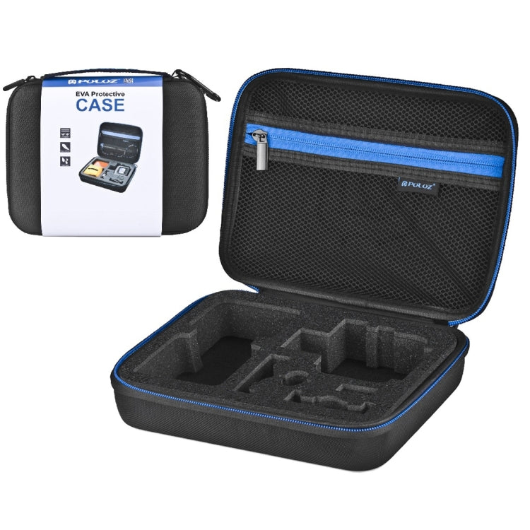 PULUZ Estuche de viaje y transporte impermeable para GoPro Hero11 Black / HERO10 Black / HERO9 Black / HERO8 Black / HERO7 /6/5/5 Session /4 Session /4/3+ /3/2/1, DJI Osmo Action y otras accionesAccesorios para cámaras, tamaño mediano: 23 cm x 17 cm x ...