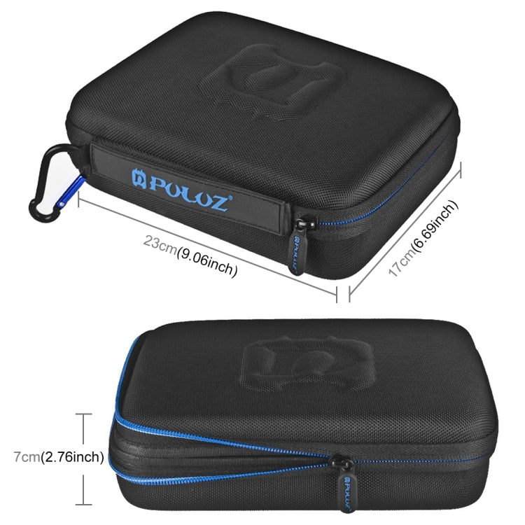 PULUZ Estuche de viaje y transporte impermeable para GoPro Hero11 Black / HERO10 Black / HERO9 Black / HERO8 Black / HERO7 /6/5/5 Session /4 Session /4/3+ /3/2/1, DJI Osmo Action y otras accionesAccesorios para cámaras, tamaño mediano: 23 cm x 17 cm x ...
