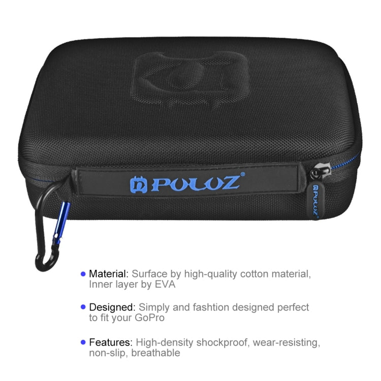 PULUZ Estuche de viaje y transporte impermeable para GoPro Hero11 Black / HERO10 Black / HERO9 Black / HERO8 Black / HERO7 /6/5/5 Session /4 Session /4/3+ /3/2/1, DJI Osmo Action y otras accionesAccesorios para cámaras, tamaño mediano: 23 cm x 17 cm x ...
