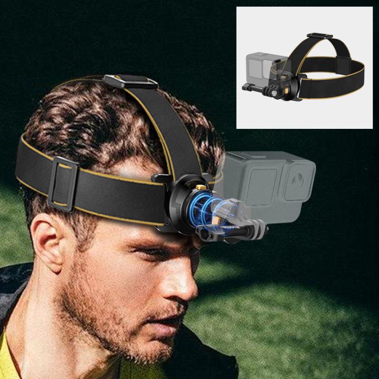 Cinturón de arnés con correa para la cabeza magnética de liberación rápida PULUZ, Head Strap
