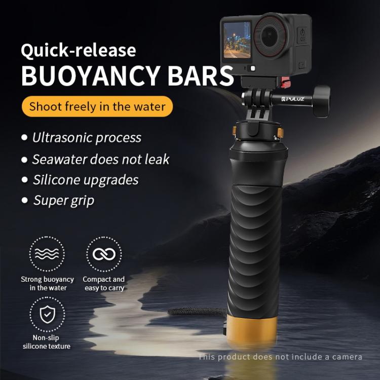 Empuñadura flotante de liberación rápida magnética PULUZ, Floating Grip