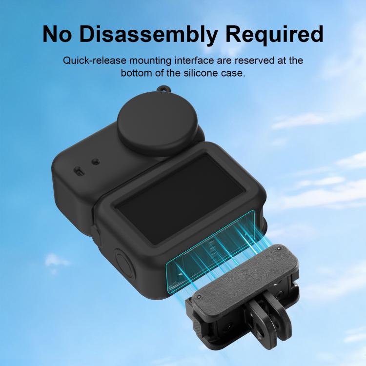 Funda protectora de silicona 3 en 1 para el módulo de transmisión, lente y cuerpo de DJI Osmo Nano., For DJI Osmo Nano