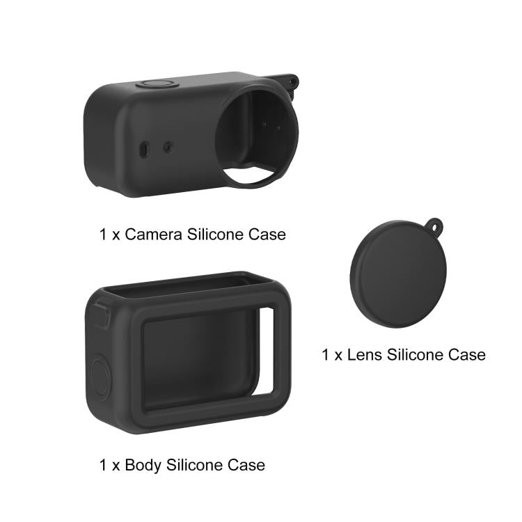 Funda protectora de silicona 3 en 1 para el módulo de transmisión, lente y cuerpo de DJI Osmo Nano., For DJI Osmo Nano