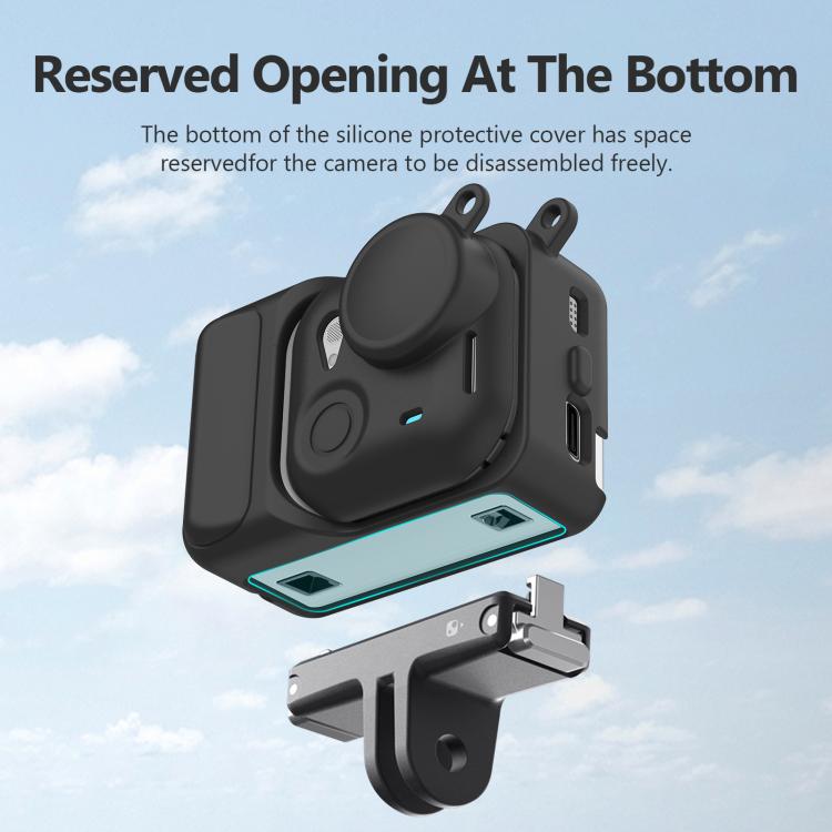 Módulo de expansión de silicona 2 en 1 PULUZ para Insta360 GO Ultra (cuerpo y tapa del objetivo), For Insta360 GO Ultra