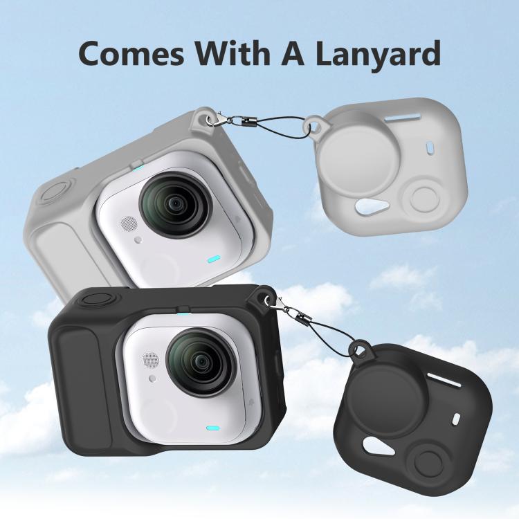Módulo de expansión de silicona 2 en 1 PULUZ para Insta360 GO Ultra (cuerpo y tapa del objetivo), For Insta360 GO Ultra