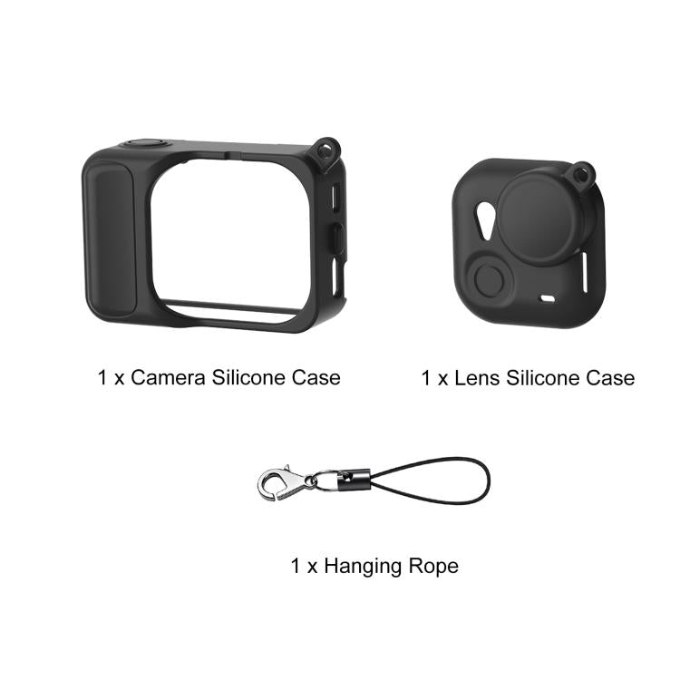 Módulo de expansión de silicona 2 en 1 PULUZ para Insta360 GO Ultra (cuerpo y tapa del objetivo), For Insta360 GO Ultra