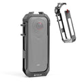 Estructura protectora metálica PULUZ para Insta360 X4 Air con base de zapata fría expandible., For Insta360 X4 Air