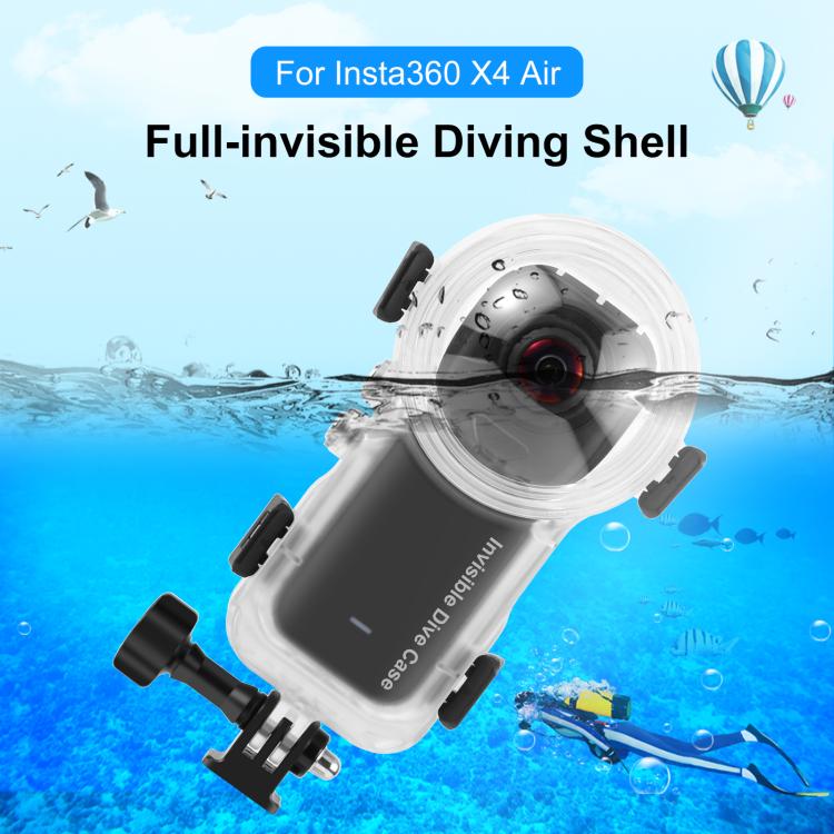 Estuche de buceo sellado e impermeable PULUZ de 50 m para Insta360 X4 Air, For Insta360 X4 Air