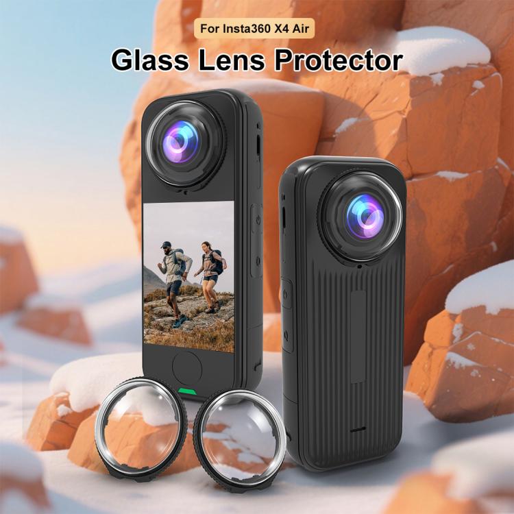 Cubierta protectora de cristal óptico giratorio PULUZ para Insta360 X4 Air, For Insta360 X4 Air