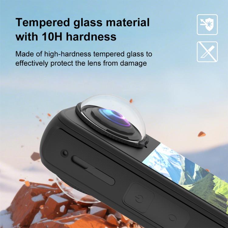 Cubierta protectora de cristal óptico giratorio PULUZ para Insta360 X4 Air, For Insta360 X4 Air