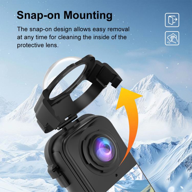 Tapa protectora de cristal templado óptico PULUZ para Insta360 X4 Air, For Insta360 X4 Air