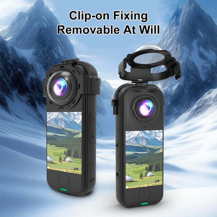 Tapa protectora de cristal templado óptico PULUZ para Insta360 X4 Air, For Insta360 X4 Air
