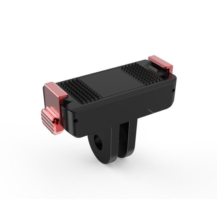 Base de montaje magnética de liberación rápida de plástico con dos garras PULUZ para DJI Osmo Action 6 / Nano, Two Claw Quick-Release Base