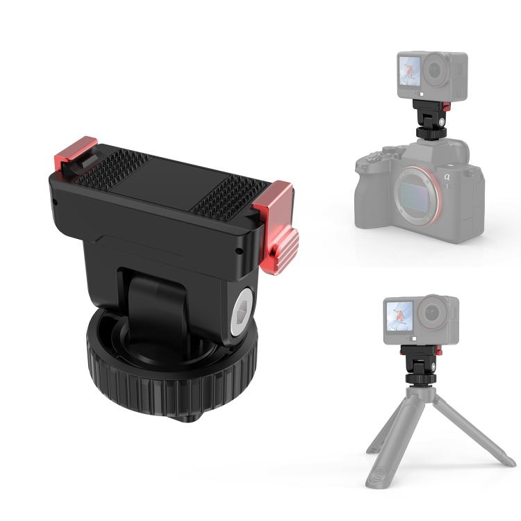 Base de montaje de liberación rápida para gimbal de plástico PULUZ para DJI Osmo Action 6 / Nano, Gimbal Quick-Release Base