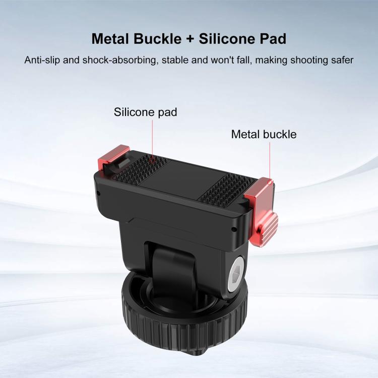Base de montaje de liberación rápida para gimbal de plástico PULUZ para DJI Osmo Action 6 / Nano, Gimbal Quick-Release Base