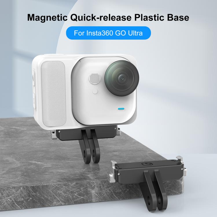 Soporte de base magnética de liberación rápida de plástico para Insta360 GO Ultra PULUZ, Quick Release Base
