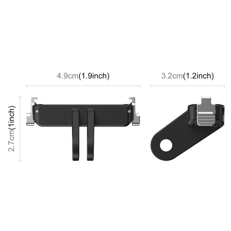 Soporte de base magnética de liberación rápida de plástico para Insta360 GO Ultra PULUZ, Quick Release Base