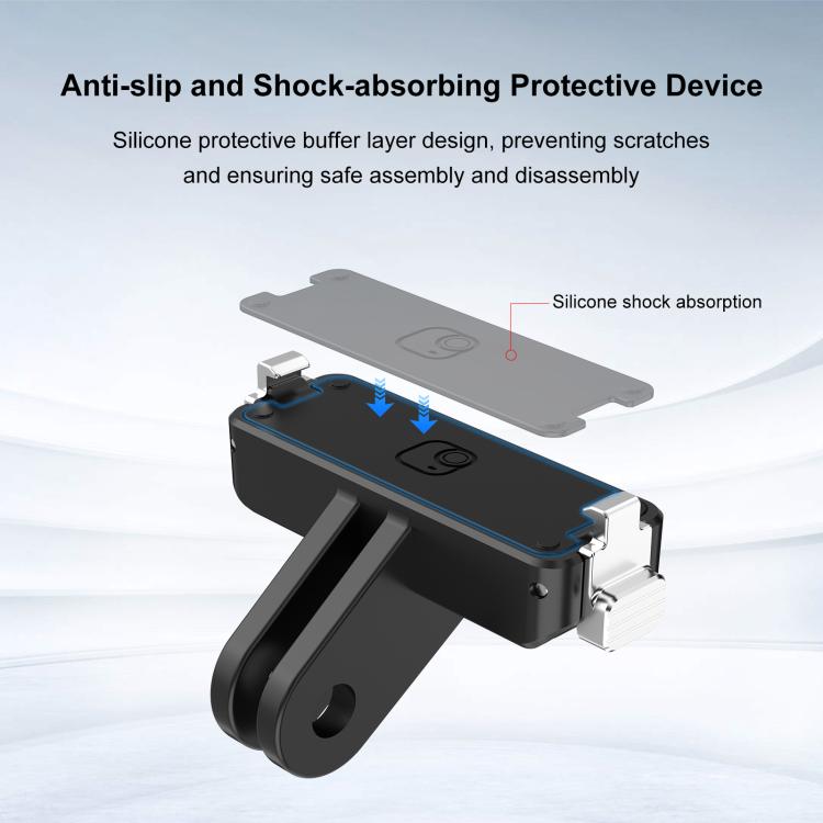 Soporte de base magnética de liberación rápida de plástico para Insta360 GO Ultra PULUZ, Quick Release Base
