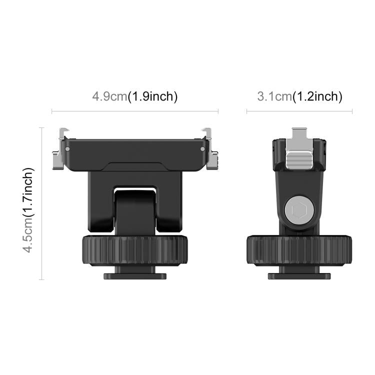 Base de montaje magnética de liberación rápida para gimbal Ultra PULUZ de plástico Insta360 GO Ultra, Gimbal Quick Release Base