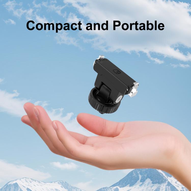 Base de montaje magnética de liberación rápida para gimbal Ultra PULUZ de plástico Insta360 GO Ultra, Gimbal Quick Release Base