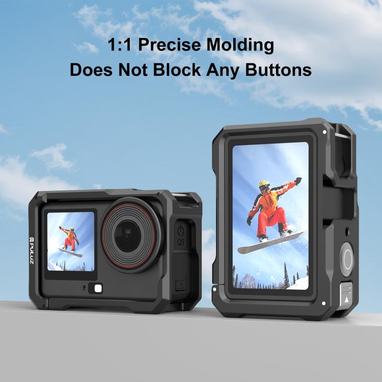 Estructura metálica PULUZ con zapata fría para DJI Osmo Action 6, Metal Cage