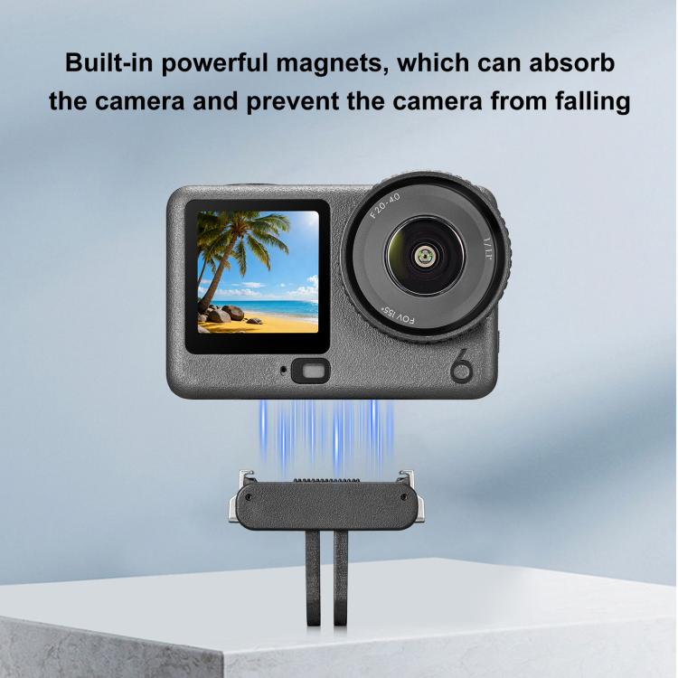 Base de montaje magnética de liberación rápida de plástico PULUZ para DJI Osmo Action 6 / Nano