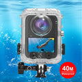 Carcasa sumergible para cámara DJI Osmo 360 PULUZ, resistente al agua hasta 40 m de profundidad., For DJI Osmo 360