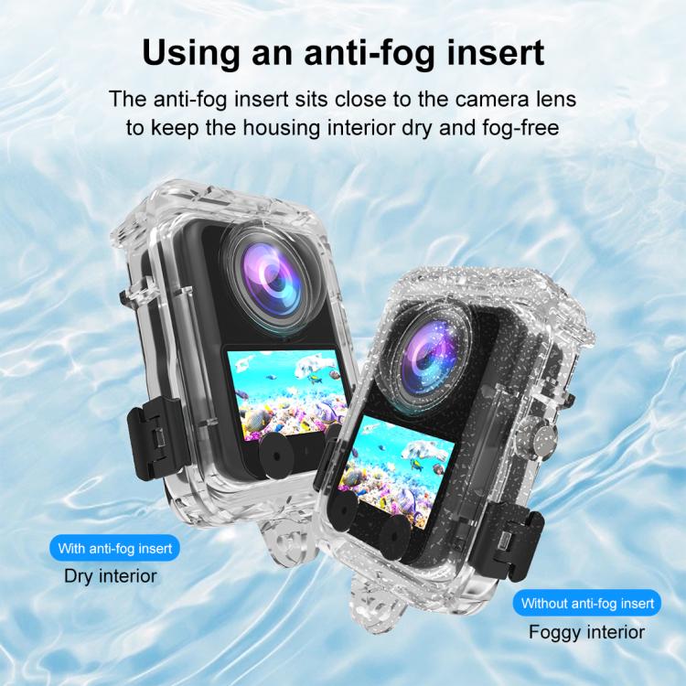 Carcasa sumergible para cámara DJI Osmo 360 PULUZ, resistente al agua hasta 40 m de profundidad., For DJI Osmo 360