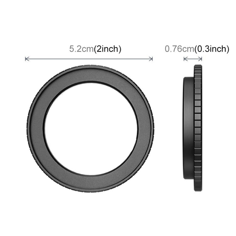 Soporte de filtro PULUZ de metal con marco protector para filtro, compatible con DJI Osmo Action 6., For DJI Osmo Action 6