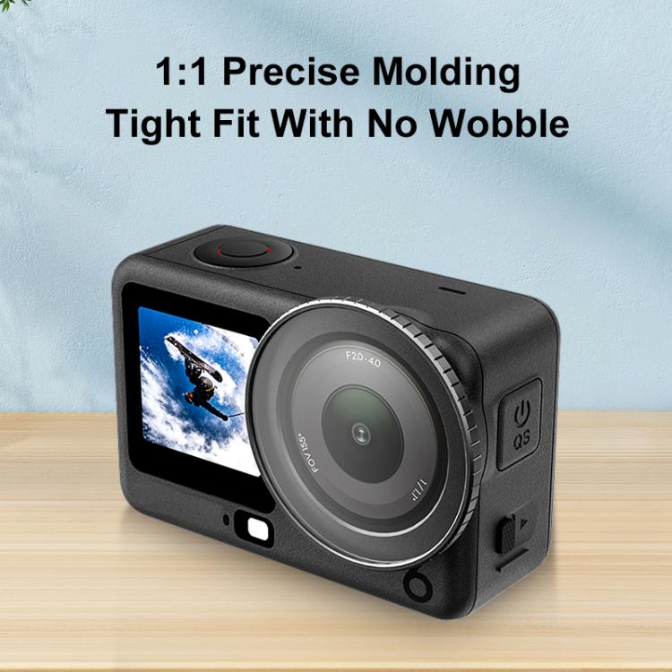 Soporte de filtro PULUZ de metal con marco protector para filtro, compatible con DJI Osmo Action 6., For DJI Osmo Action 6