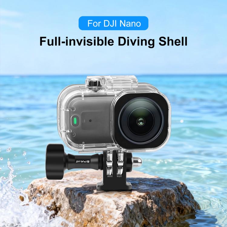 Carcasa sumergible PULUZ para cámara principal DJI Osmo Nano, resistente al agua hasta 45 m de profundidad., For DJI Osmo Nano