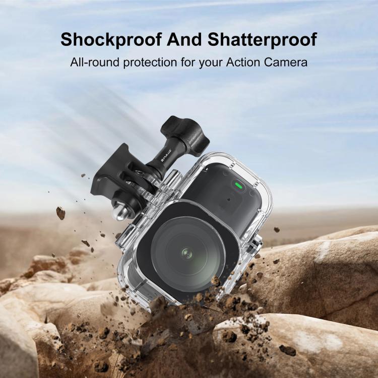 Carcasa sumergible PULUZ para cámara principal DJI Osmo Nano, resistente al agua hasta 45 m de profundidad., For DJI Osmo Nano