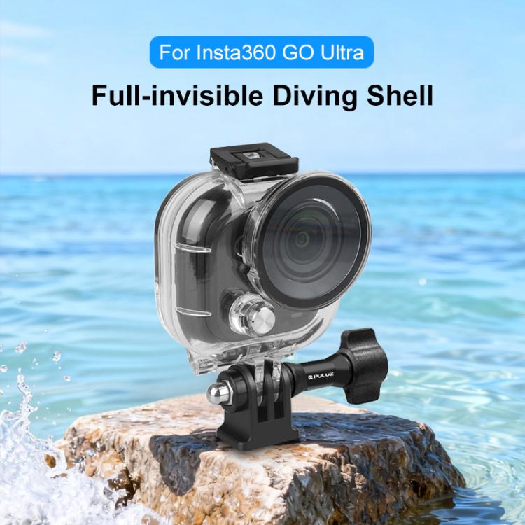 Funda impermeable para cámara Insta360 GO Ultra de 50 m, carcasa principal y cubierta para buceo., For Insta360 GO Ultra Thumb Main Body