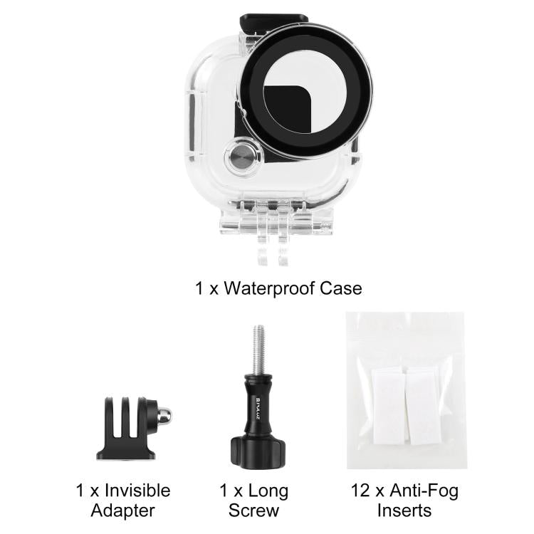 Funda impermeable para cámara Insta360 GO Ultra de 50 m, carcasa principal y cubierta para buceo., For Insta360 GO Ultra Thumb Main Body