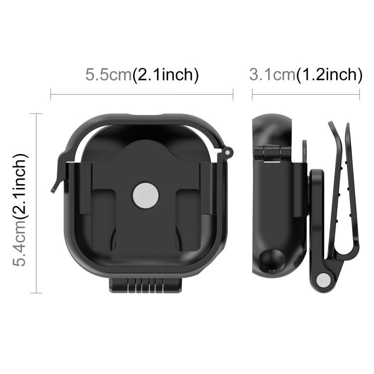 Soporte para cámara POV/Vlog con clip para gorra de béisbol Insta360 GO Ultra PULUZ, For Insta360 GO Ultra Hat Clip